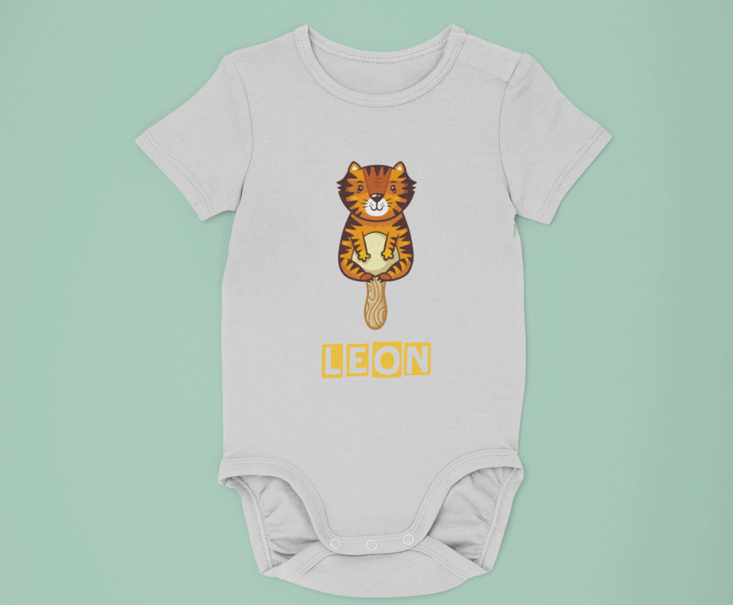 Baby Body mit personalisiertem Design